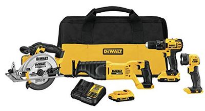 DEWALT DCK423D2 20V MAX 4-Tool Combo Kit $347.79 (Reg $561.46)