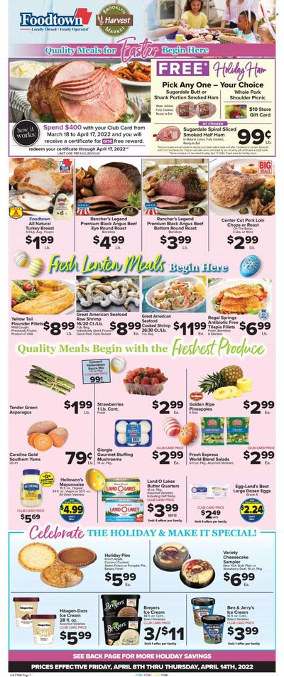 Foodtown (NJ, NY, PA) Weekly Ad Flyer April 10 to April 17