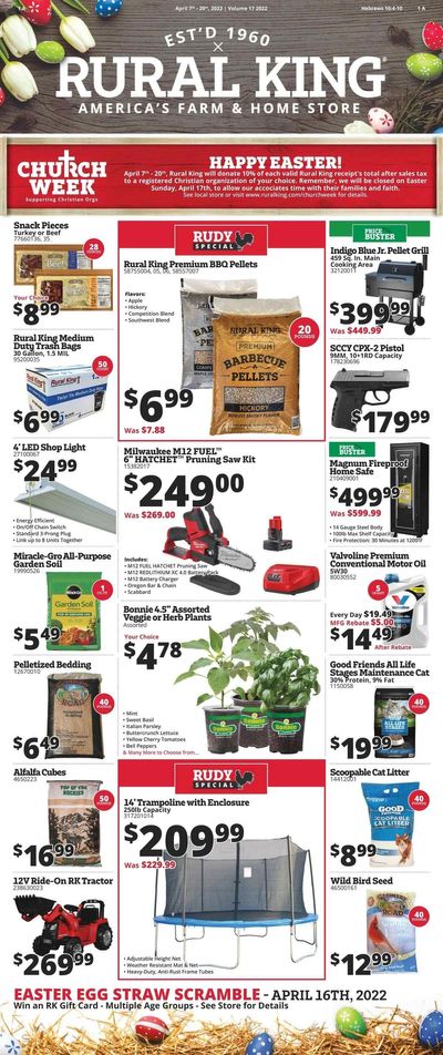 Rural King Weekly Ad Flyer April 10 to April 17