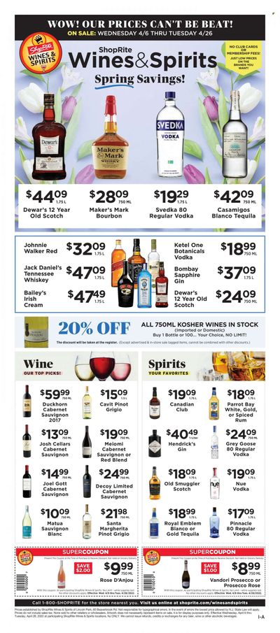 ShopRite (CT, DE, MD, NJ, NY, PA) Weekly Ad Flyer April 10 to April 17