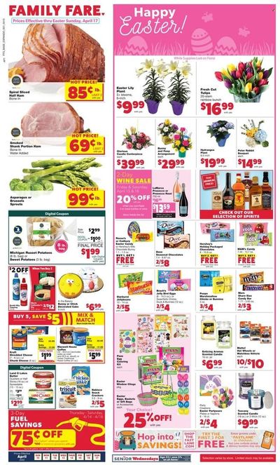 Family Fare (MI) Weekly Ad Flyer April 10 to April 17