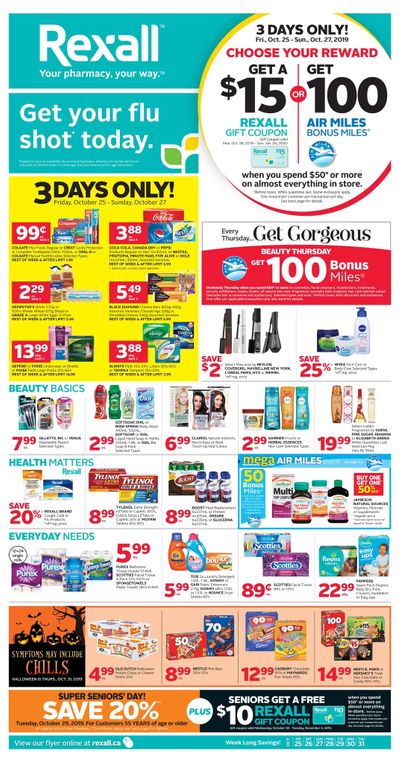 Rexall (West) Flyer October 25 to 31 
