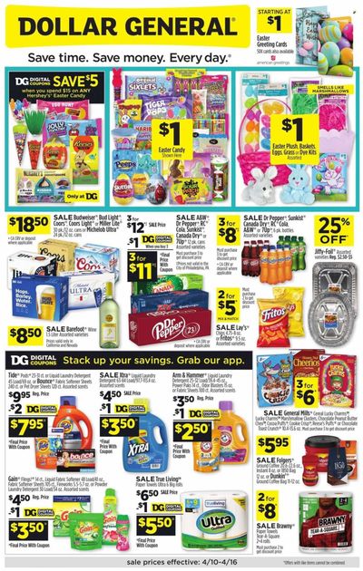Dollar General Weekly Ad Flyer April 10 to April 17