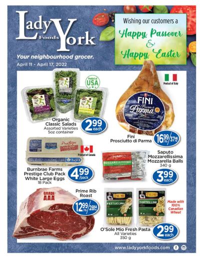 Lady York Foods Flyer April 11 to 17