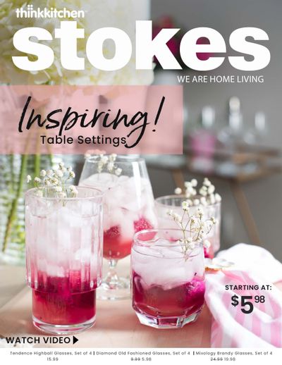 Stokes Inspiring Table Settings Flyer April 8 to 24