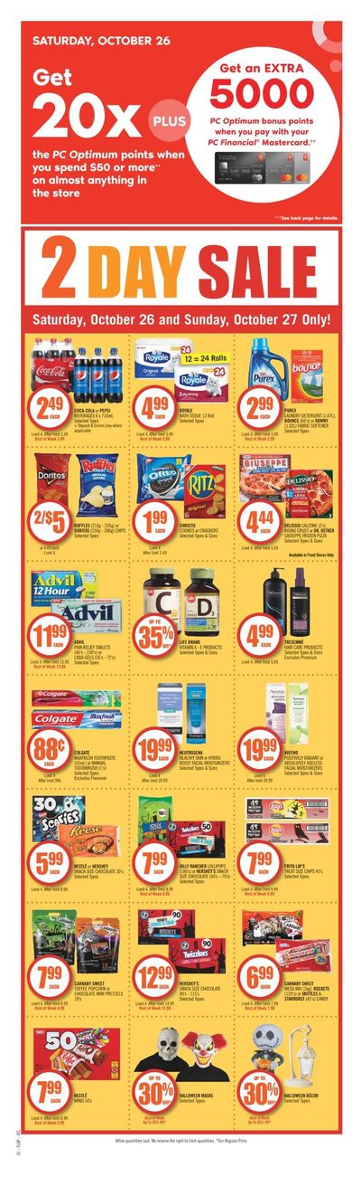 Shoppers Drug Mart (Atlantic) Flyer October 26 to 31