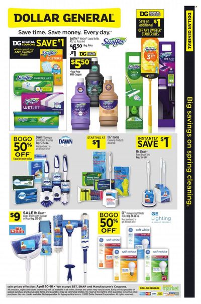 Dollar General Weekly Ad Flyer April 11 to April 18