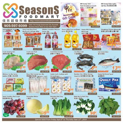 Seasons Food Mart (Thornhill) Flyer September 6 to 12