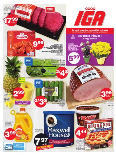 Coop IGA Flyer April 14 to 20