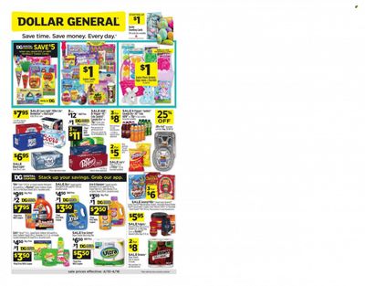 Dollar General (TX) Weekly Ad Flyer April 12 to April 19