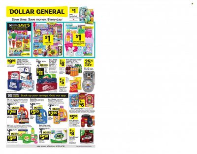Dollar General (AL) Weekly Ad Flyer April 12 to April 19