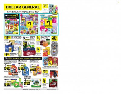 Dollar General (CA) Weekly Ad Flyer April 12 to April 19