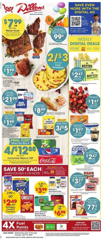 Dillons (KS) Weekly Ad Flyer April 12 to April 19