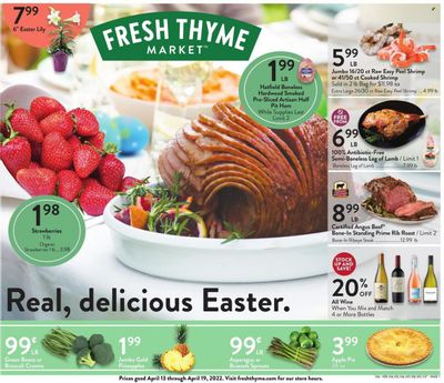 Fresh Thyme Weekly Ad Flyer April 12 to April 19