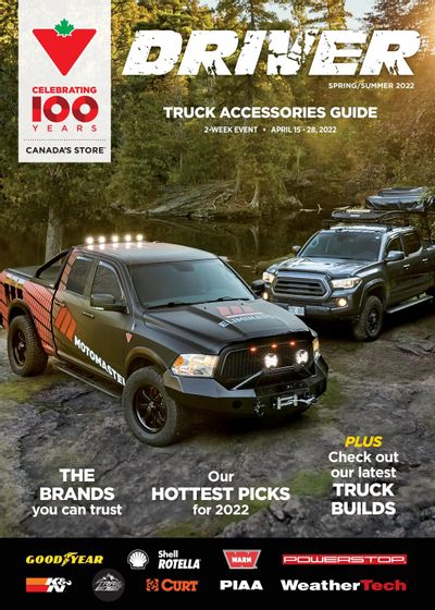 Canadian Tire 'Driver' Truck Accessories Guide April 15 to 28