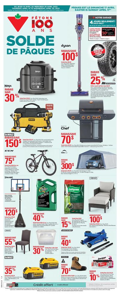 Canadian Tire (QC) Flyer April 14 to 20