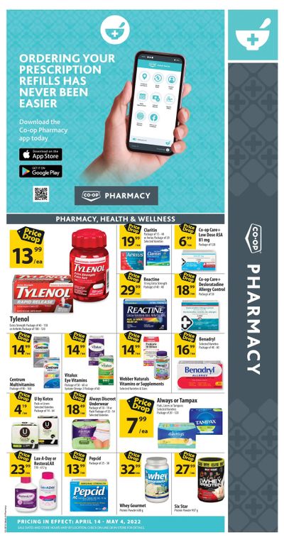 Co-op (West) Pharmacy Flyer April 14 to May 4