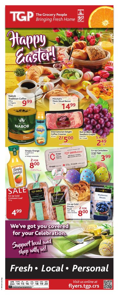 TGP The Grocery People Flyer April 14 to 20