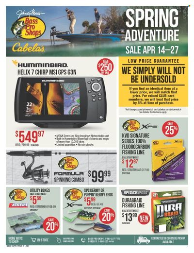 Bass Pro Shops Weekly Ad Flyer April 13 to April 20