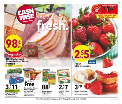 Cash Wise (MN, ND) Weekly Ad Flyer April 13 to April 20
