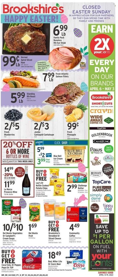 Brookshires (AR, LA, TX) Weekly Ad Flyer April 13 to April 20