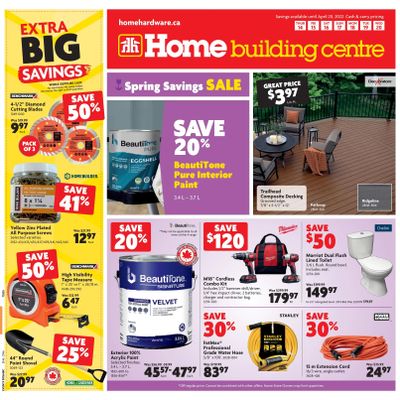 Home Building Centre (ON) Flyer April 14 to 20