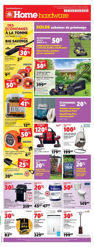 Home Hardware (QC) Flyer April 14 to 20