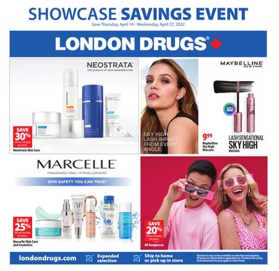 London Drugs Showcase Savings Event Flyer April 14 to 27