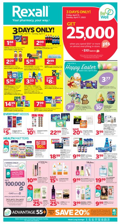 Rexall (West) Flyer April 15 to 21
