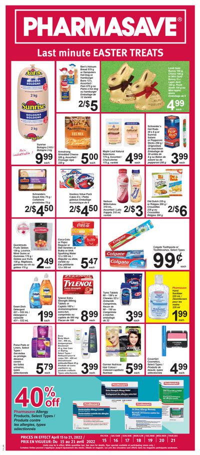 Pharmasave (NB) Flyer April 15 to 21