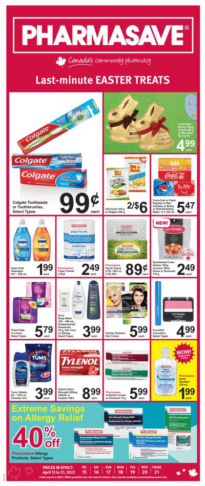 Pharmasave (ON) Flyer April 15 to 21