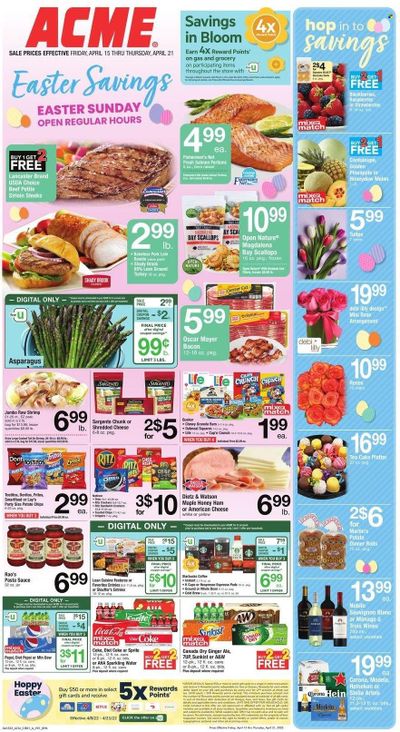 ACME (DE, NJ, NY, PA) Weekly Ad Flyer April 14 to April 21