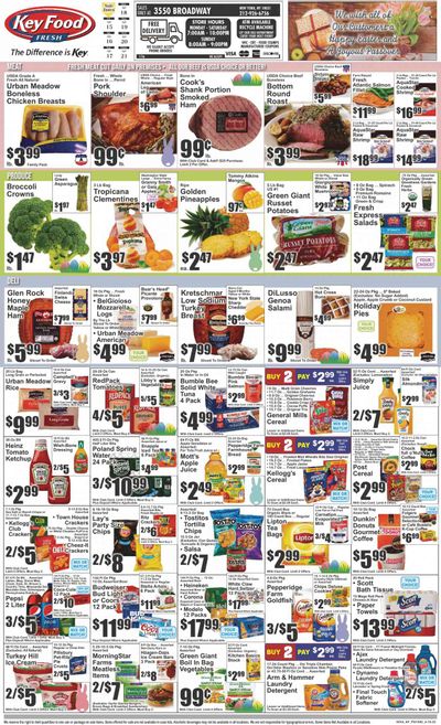Key Food (NY) Weekly Ad Flyer April 14 to April 21