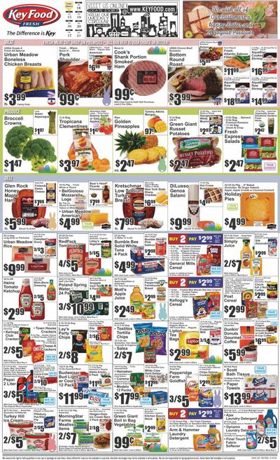 Key Food (NY) Weekly Ad Flyer April 14 to April 21