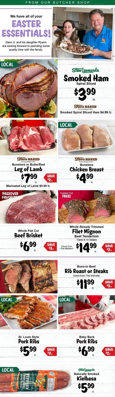 Stew Leonard's (CT, NJ, NY) Weekly Ad Flyer April 14 to April 21