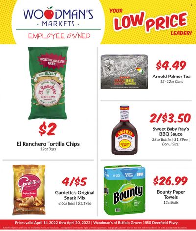 Woodman's Markets (IL, WI) Weekly Ad Flyer April 14 to April 21