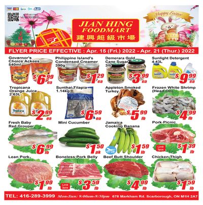 Jian Hing Foodmart (Scarborough) Flyer April 15 to 21