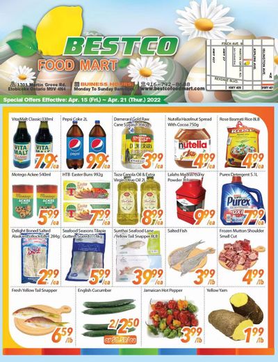 BestCo Food Mart (Etobicoke) Flyer April 15 to 21