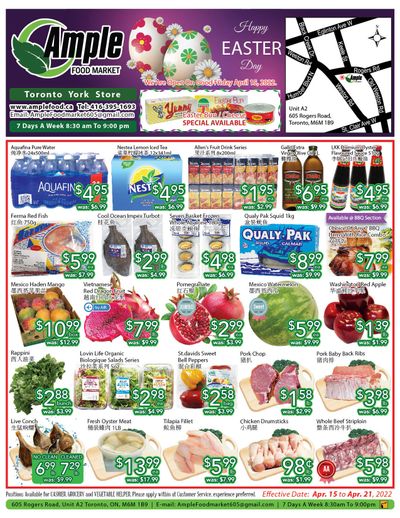 Ample Food Market (North York) Flyer April 15 to 21