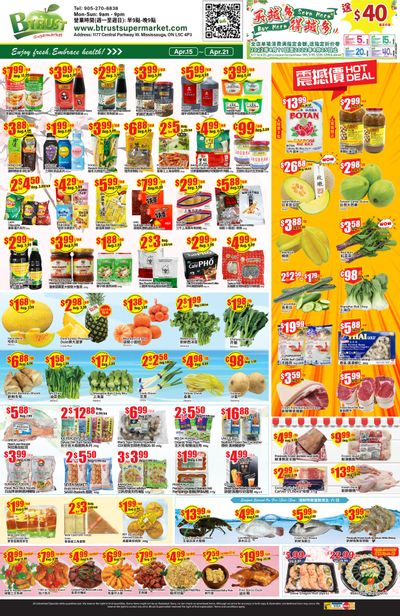 Btrust Supermarket (Mississauga) Flyer April 15 to 21