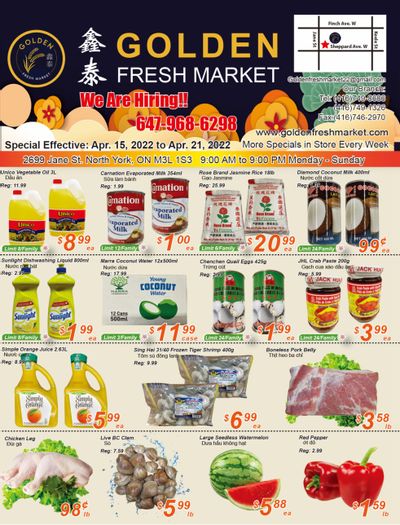 Golden Fresh Market Flyer April 15 to 21