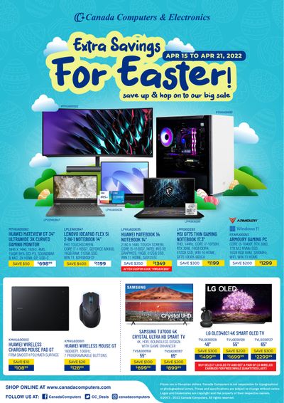 Canada Computers Flyer April 15 to 21