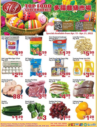 Top Food Supermarket Flyer April 15 to 21