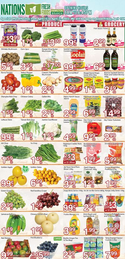 Nations Fresh Foods (Hamilton) Flyer April 15 to 21