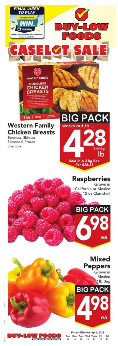 Buy-Low Foods Flyer April 17 to 23