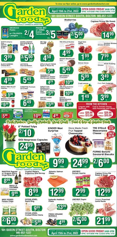 Garden Foods Flyer April 15 to 21