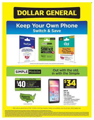 Dollar General Weekly Ad Flyer April 17 to April 24