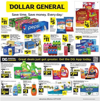 Dollar General Weekly Ad Flyer April 17 to April 24