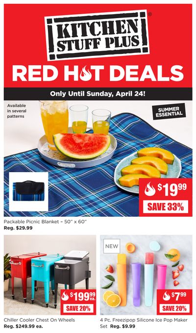 Kitchen Stuff Plus Red Hot Deals Flyer April 19 to 24