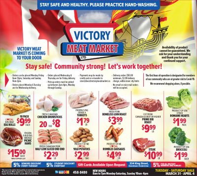 Victory Meat Market Flyer March 31 to April 4